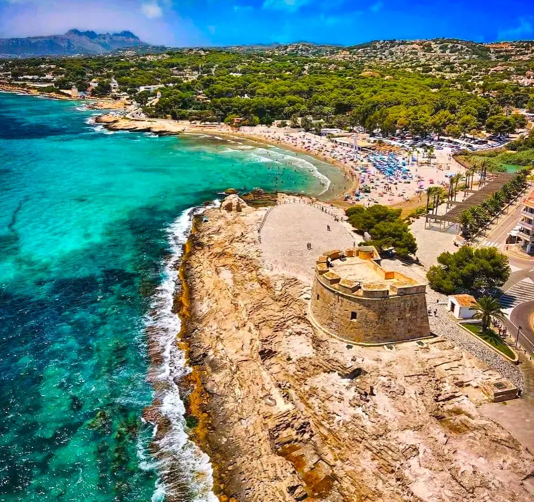 Strand L'Ampolla in Moraira